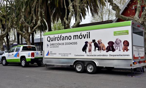 Quirófano móvil para mascotas de San Feranndo