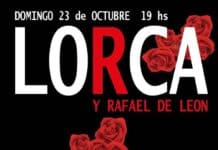 Lorca y De León en "De Fuego y Arena" san-isidro-flyer-teatro-viejo-concejo