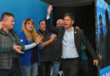 Kicillof cerró el congreso de la UOM y se mostró con Furlán