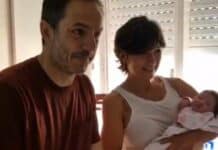 Abella conoció a la primera bebé del año nacida en el Hospital San José campana-abella-primer-bebe-2025