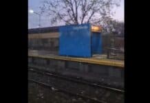 Llegó la ola polar y cayó agua nieve en el conurbano