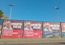 Sabbatella se lanzó como candidato en Morón sabbatella-campana-afiches-vuelve