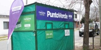 El municipio sumó un nuevo Punto Verde en Dallera para seguir promoviendo el reciclaje campana-punto-verde-dallera