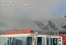 Incendio en el Puerto de Frutos rápidamente sofocado