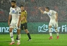 Tigre ganaba con autoridad pero la lluvia obligó a suspender el partido