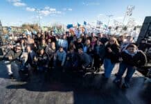 Mariel Fernández y Gabriel Katopodis cerraron la campaña de Fuerza Patria en Moreno