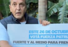 Sergio Massa: “Este domingo 26 de octubre, votá la bandera argentina, fuerte y al medio”