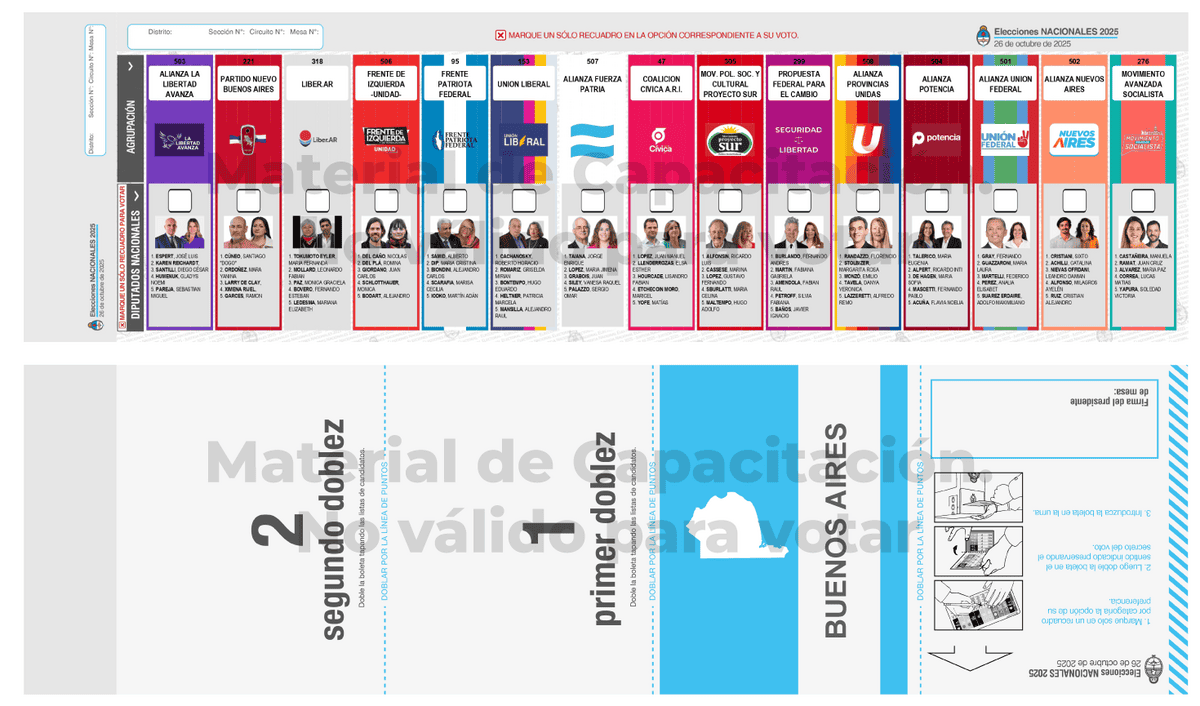 Elecciones del 26 de octubre: qué votamos los bonaerenses? 1 InfoBAN
