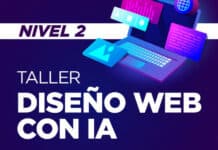 Taller de Diseño Web con Inteligencia Artificial Nivel 2 campana-flyer-curso-diseno-web