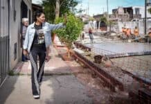 Siguen las obras de asfalto en el barrio Monteverde de Villa La Florida