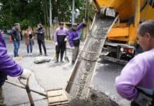 Continúan los trabajos de bacheo en Quilmes Centro
