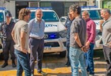 Juan Andreotti y autoridades de Policía supervisaron 8 nuevas patrullas para San Fernando