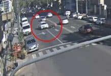 Atropelló a una moto, se fugó y lo detuvo la Policía Municipal de San Miguel