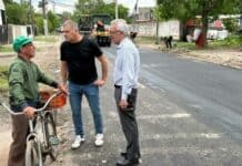 Tigre avanza con obras de asfalto en el barrio Las Tunas de General Pacheco