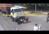 Violento choque en Don Torcuato: una moto impactó de frente contra un camión
