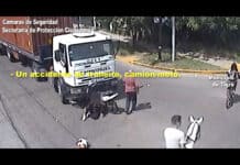 Violento choque en Don Torcuato: una moto impactó de frente contra un camión