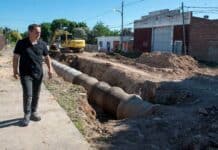 Abella: “Con las obras de 9 de Julio, estamos brindando soluciones definitivas a las familias del barrio" campana-abella-obra-9-de-julio