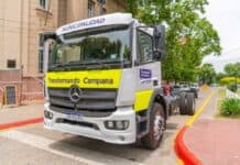 Campana incorporó cinco nuevos vehículos para el mantenimiento