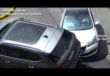 Imprudencia al volante y choque en pleno centro de Tigre