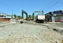 Inició la repavimentación de la ex Ruta 197 en Malvinas Argentinas