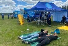 Emergencias San Miguel participó de un simulacro de choque múltiple en el Colegio Militar san-miguel-simulacro-emergencias