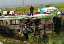 Volcó un micro que llevaba vecinos del oeste a Mar del Plata: dos muertos