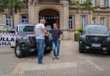 Abella presentó dos nuevas camionetas que refuerzan la flota de la Patrulla Urbana
