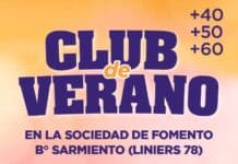 Lanzan un “Club de Verano” para +40