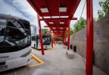 Desde hoy, la nueva terminal será la única parada del casco urbano para el expreso directo de Metropol