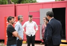 Morón inauguró una estación de descanso para repartidores de plataformas