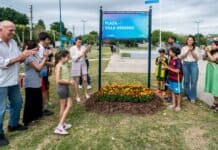 Mariel Fernández inauguró la plaza Villa Herrero en Moreno Sur InfoBAN