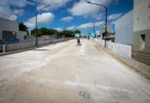 Avanzan los trabajos para la reconstrucción del puente 14 de Agosto