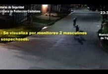 Robaron una bicicleta, los captaron las cámaras del COT y fueron detenidos