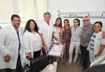 Primer nacimiento del 2026 en Tigre: Julio Zamora visitó a la bebé Larissa en el Hospital Materno Infantil