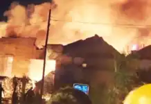 Explosión e incendio en una fábrica de productos químicos en San Fernando