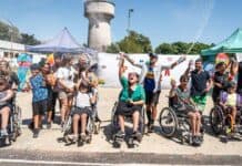 Mariel Fernández recorrió las colonias de verano de Moreno