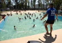 Arrancó la temporada alta en el polideportivo Diego Armando Maradona