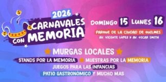Llega a Quilmes la celebración de los "Carnavales con Memoria" con entrada libre y gratuita InfoBAN