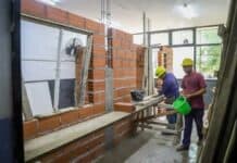 Quilmes prosigue con obras en escuelas durante el receso de verano