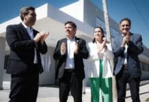 Kicillof inauguró el nuevo puente vehicular de Los Huesos sobre el Río Luján