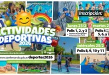 San Fernando empezó la inscripción a sus actividades deportivas anuales