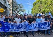 FeMPINRA confirma su adhesión al Paro Nacional organizado por la CGT y decreta un cese de actividades por 24 horas