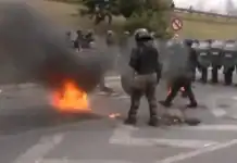 Gendarmería liberó el corte de Acceso Oeste a la altura de Moreno