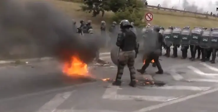 acceso-oeste-gendarmeria-paro-corte-reforma-laboral