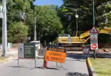 Por el avance de la obra del Aliviador Alto Perú realizan cortes y desvíos en el Bajo de Beccar