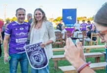 Villa Dálmine presentó su nueva camiseta