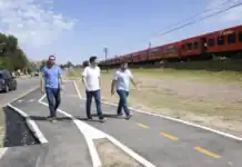 Leo Nardini recorrió el avance del Corredor Seguí entre Grand Bourg y Tierras Altas