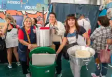 Mariel Fernández entregó kits de cocina a los comedores escolares