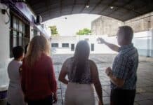 Siguen obras de infraestructura en establecimiento educativo de Bernal Oeste