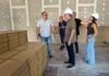 Zamora supervisó la construcción del nuevo auditorio de Ricardo Rojas